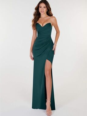 Azazie Yola Gown- Stretch Satin